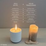 vela em pó tm sand candle parafina granulada sem fragrância branca 500g (mp)