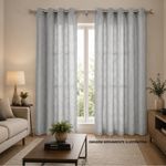 cortina adomes voil belle cinza 170x200cm (mp)