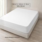 forro para colchão queen casa bella branco 302x153cm (mp)