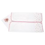 toalha de banho minasrey com capuz rosa (mp)