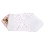 toalha de banho minasrey soft com capuz coelho rosa (mp)