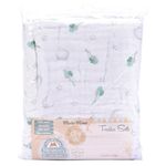 toalha de banho minasrey soft com capuz urso verde (mp)