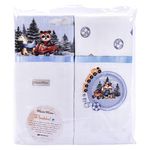 kit fralda de pano minasrey 2 peças raposa azul (mp)