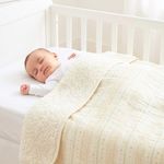 cobertor bebê papi soft estrela off white 100x80cm (mp)