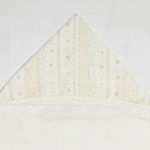 toalha fralda papi com capuz liso estrela off white (mp)