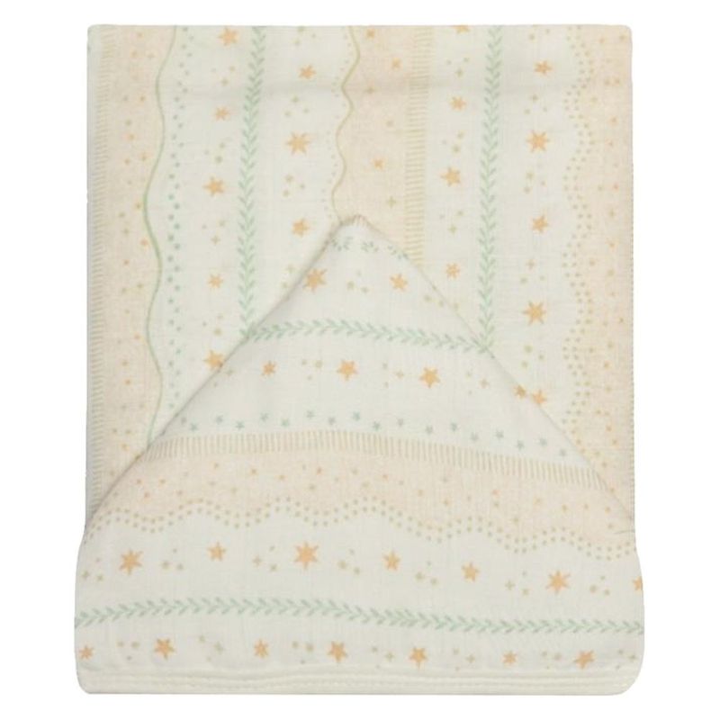 toalha fralda papi com capuz estrela off white (mp)