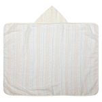 toalha fralda papi com capuz estrela off white (mp)