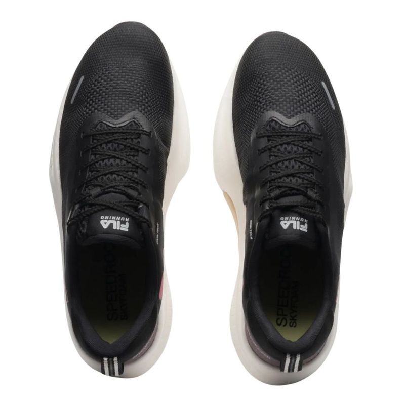 tênis corrida masculino n°41 fila speedrocker skyfoam preto e rosa (mp)