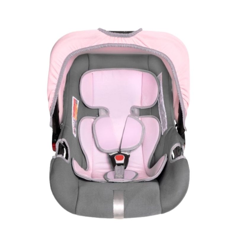 bebê conforto styll baby até 13kg 29.215-30 preto e rosa (mp)