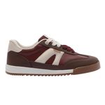 tênis casual feminino nº37 anacapri ac1119 cadarço duplo vermelho (mp)