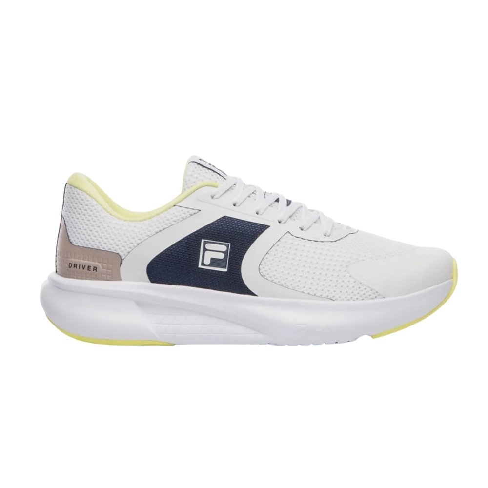 Tênis Treino Masculino N°44 Fila Driver Branco E Azul (MP)
