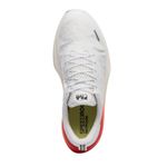 tênis corrida feminino n°38 fila speedrocker skyfoam branco e vermelho (mp)