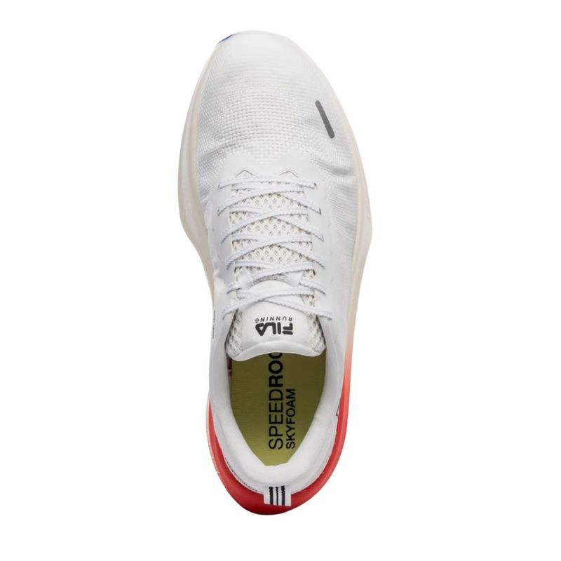 tênis corrida feminino n°38 fila speedrocker skyfoam branco e vermelho (mp)