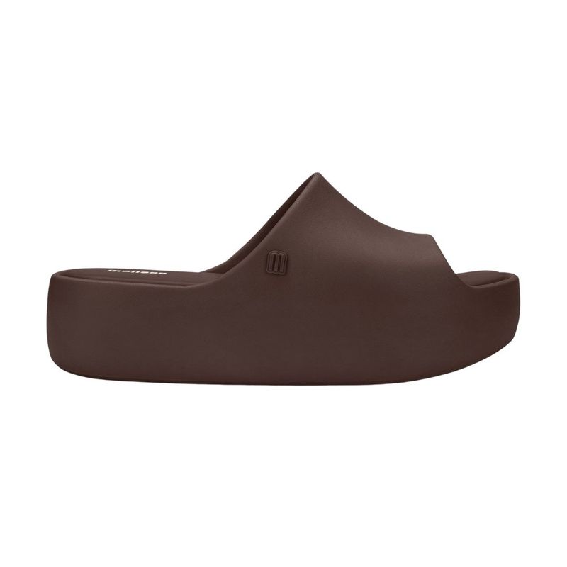 sandália plataforma feminina n°38 melissa free platform slide bronze (mp)