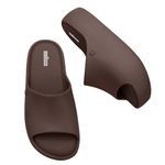 sandália plataforma feminina n°38 melissa free platform slide bronze (mp)