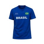 camisa do brasil masculina g braziline lago azul (mp)