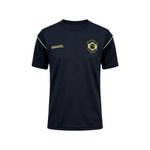 camisa do brasil infantil 8 anos braziline vale preto (mp)