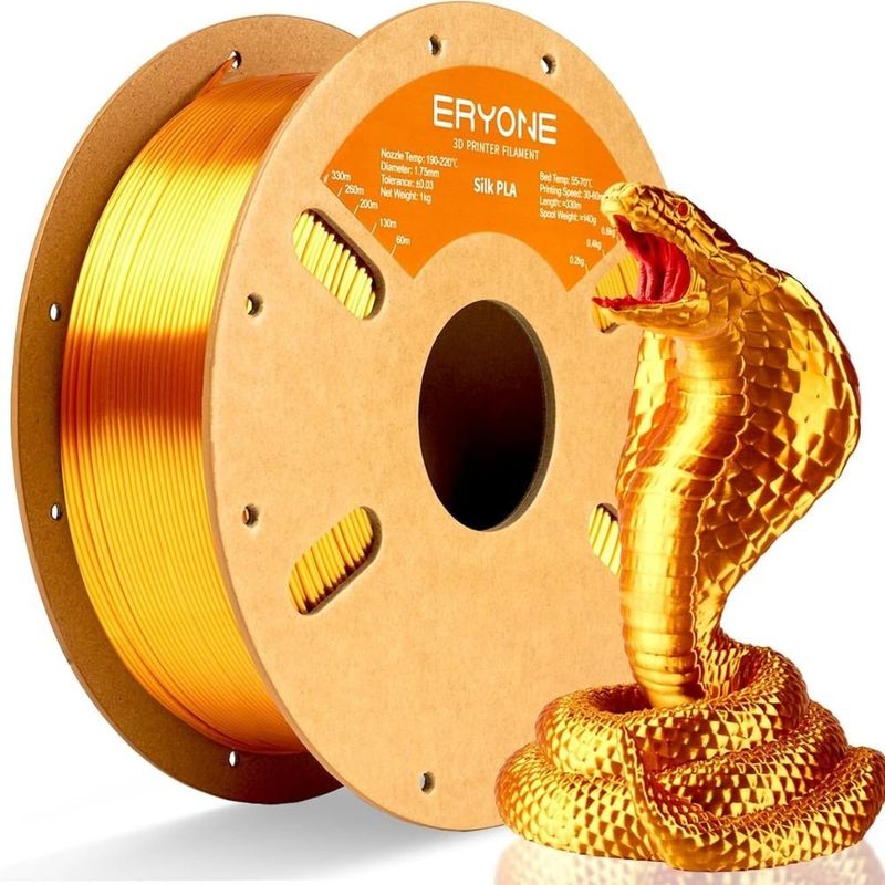 filamento para impressora 3d eryone pla de seda 1kg a-bi