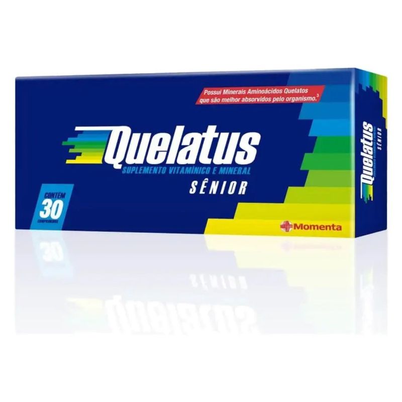 suplemento vitamínico quelatus sênior 30 comprimidos momenta