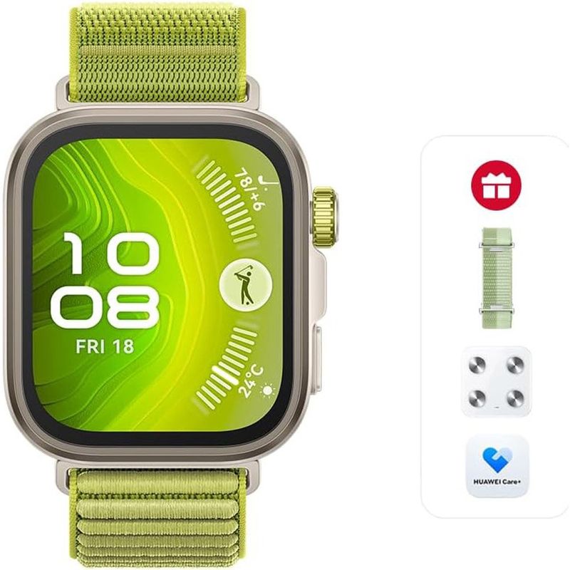 smartwatch huawei hatch fit 4 pro tela amoled de 1.82" verde (id)