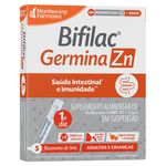 bifilac germina zn 4bi bacillus clausii ubbc-07 + zinco 5 flaconetes sabor laranja e morango mantecorp