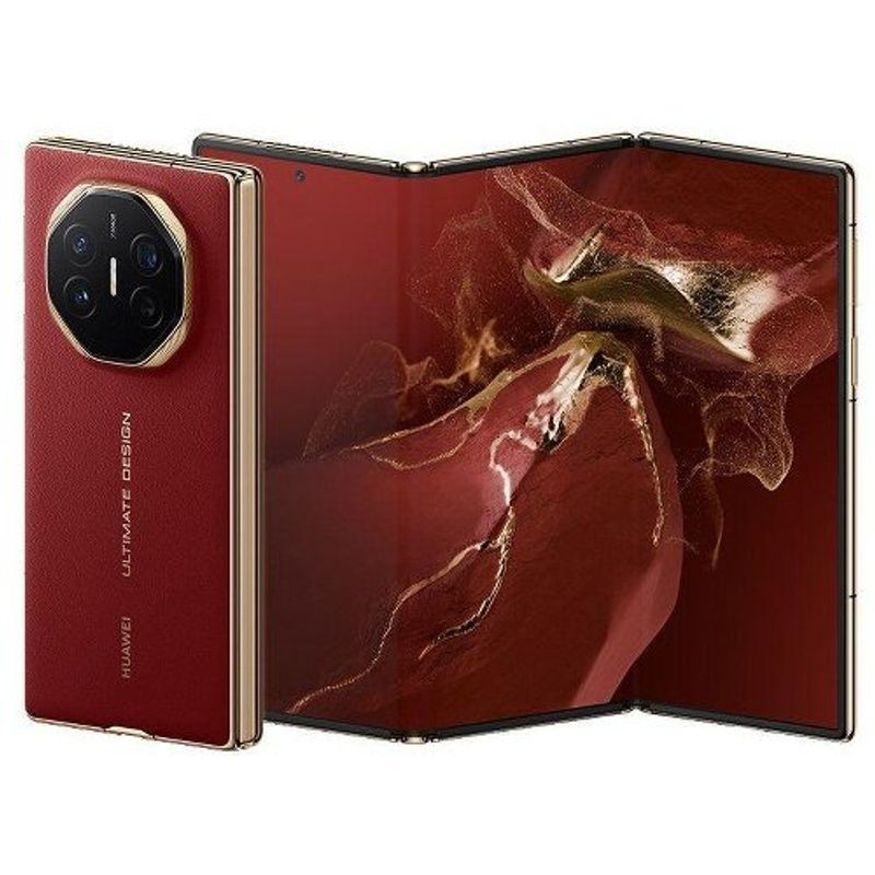Smartphone Huawei Mate XT Ultimate 16GB 1TB Três Dobras Vermelho