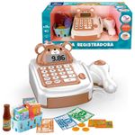 brinquedo urso caixa registradora fênix crg-718ur