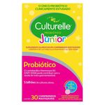 culturelle probiótico júnior 30 comprimidos mastigáveis ems