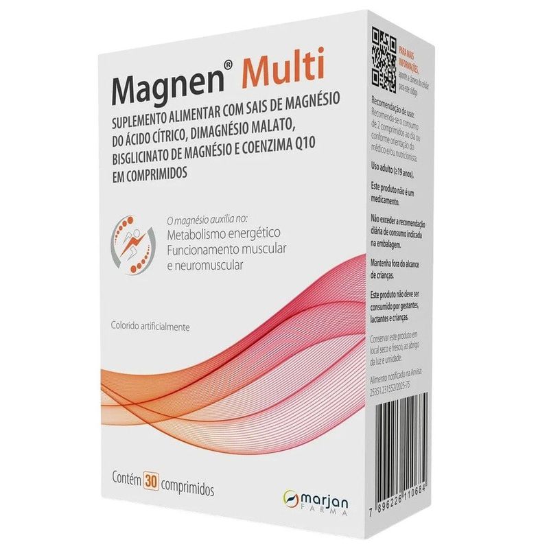 magnen multi 30 comprimidos revestidos marjan
