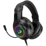 headset gamer redragon hylas rgb cor preto h260rgb