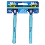 barbeador gillette prestobarba ultragrip cabeça móvel cartela com 02 unidades