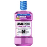 enxaguante antisséptico bucal listerine cuidado total refrescância intensa 500ml