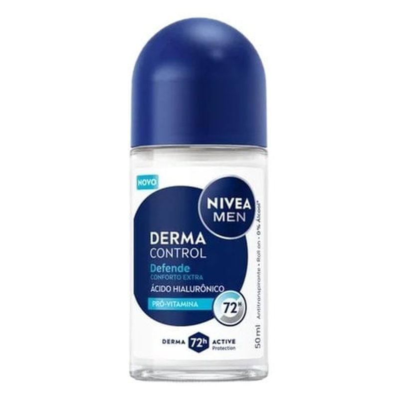desodorante roll-on nivea derma control defende 50ml