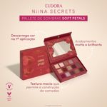 paleta de sombras soft petals eudora niina secrets 10g