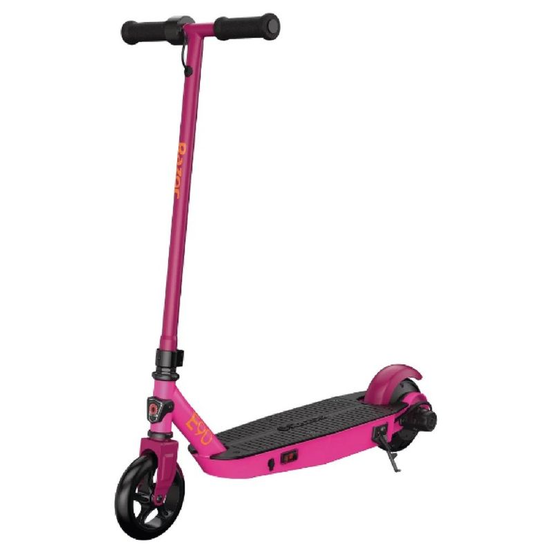 patinete elétrico razor black label e90 até 54 kg velocidade máxima de 16 km/h rosa w-bi