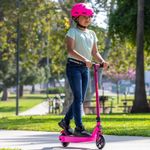 patinete elétrico razor black label e90 até 54 kg velocidade máxima de 16 km/h rosa w-bi