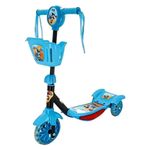 patinete mini panda zippy toys com cesta luz e som 8728
