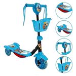 patinete mini panda zippy toys com cesta luz e som 8728