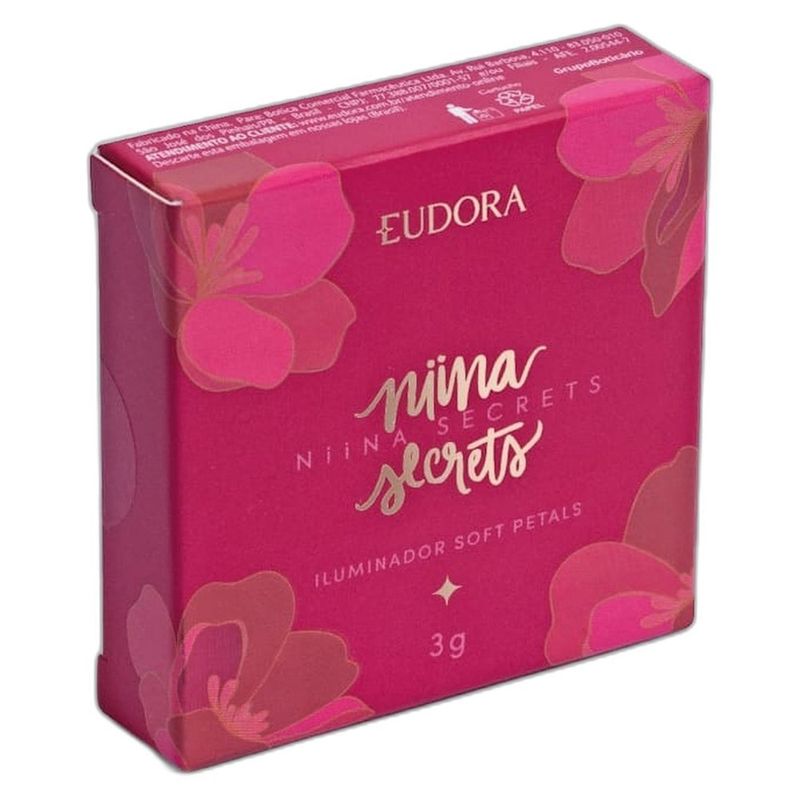 iluminador eudora niina secrets soft petals 3g