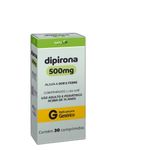 dipirona monoidratada 500mg 30 comprimidos natulab