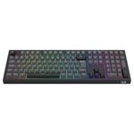 teclado gamer membrana redragon crux rgb preto e cinza