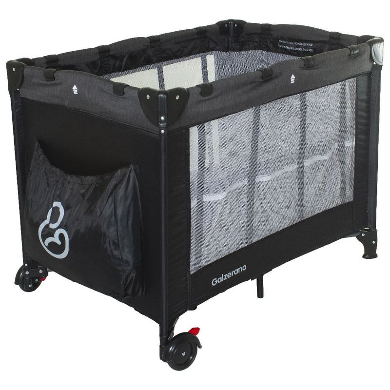 berço cercado galzerano affetto preto 2055