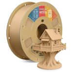 filamento impressora 3d overture pla 1,75mm 1kg marrom a-bi