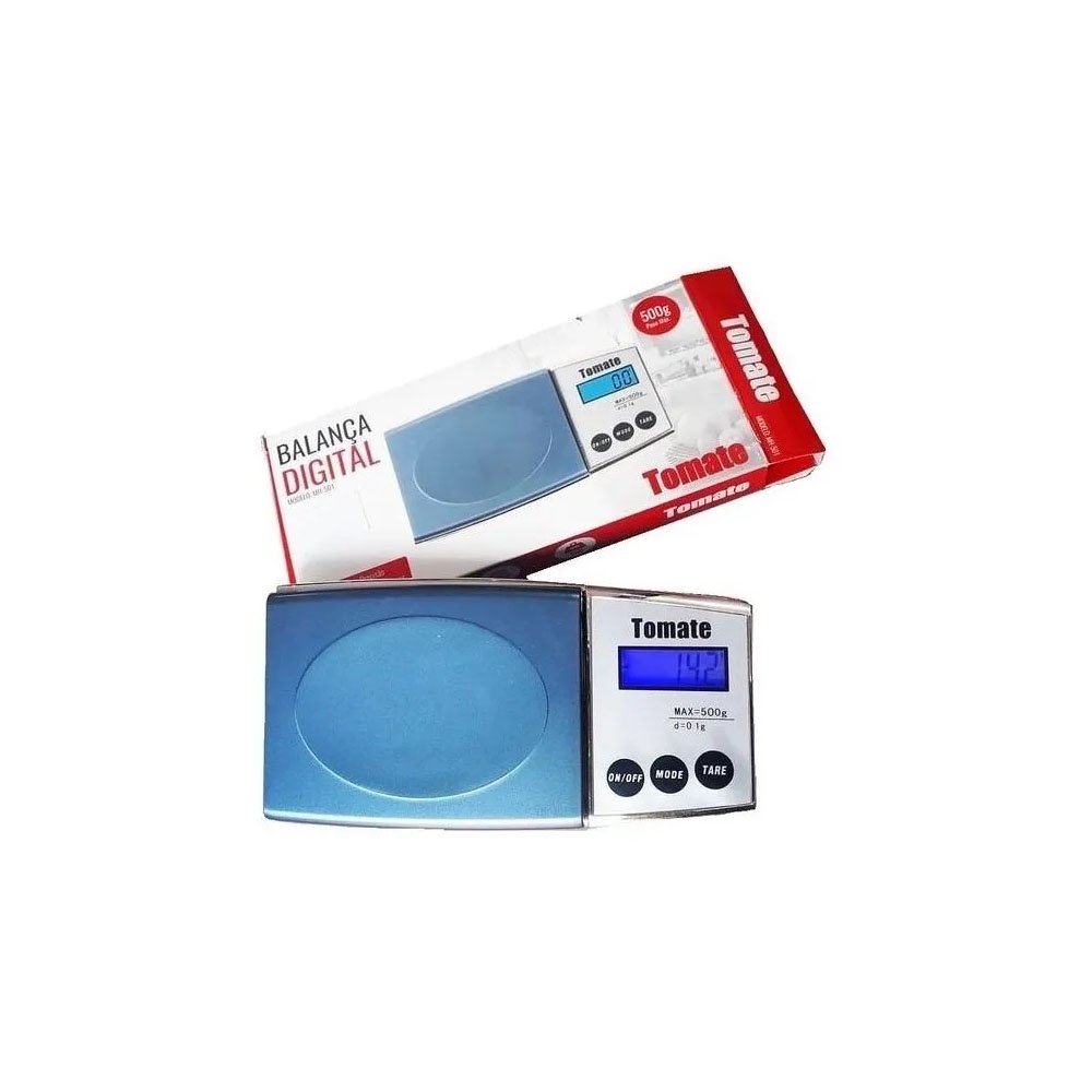 Balança Digital Tomate MH-501 Portátil 500g Preto (MP)
