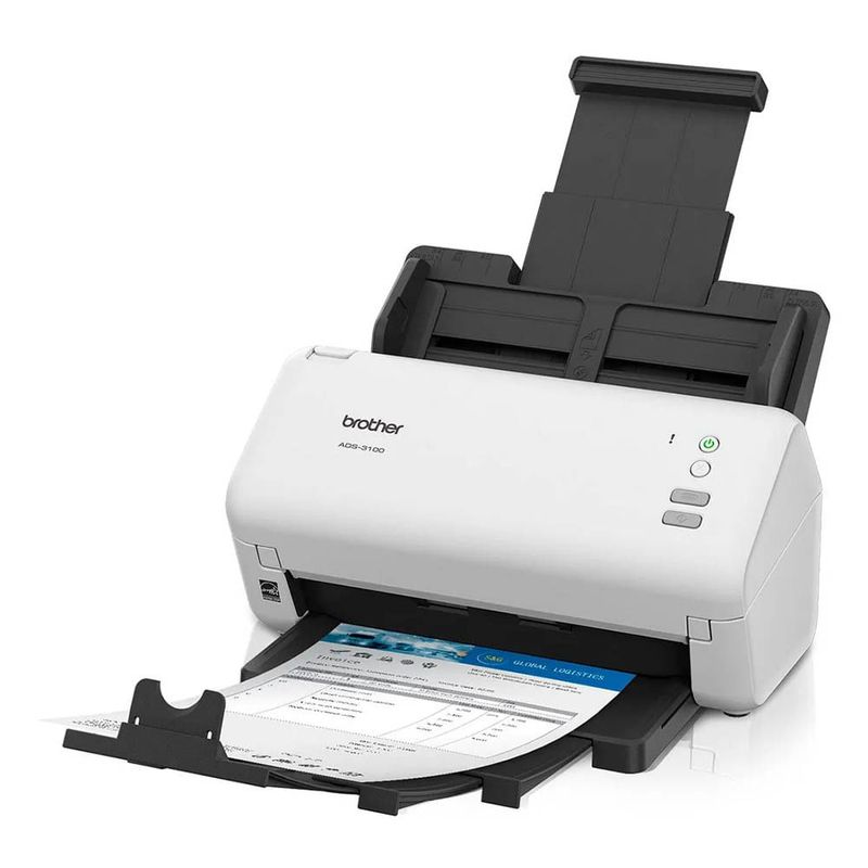 scanner brother ads-3100 duplex 40ppm preto (mp)