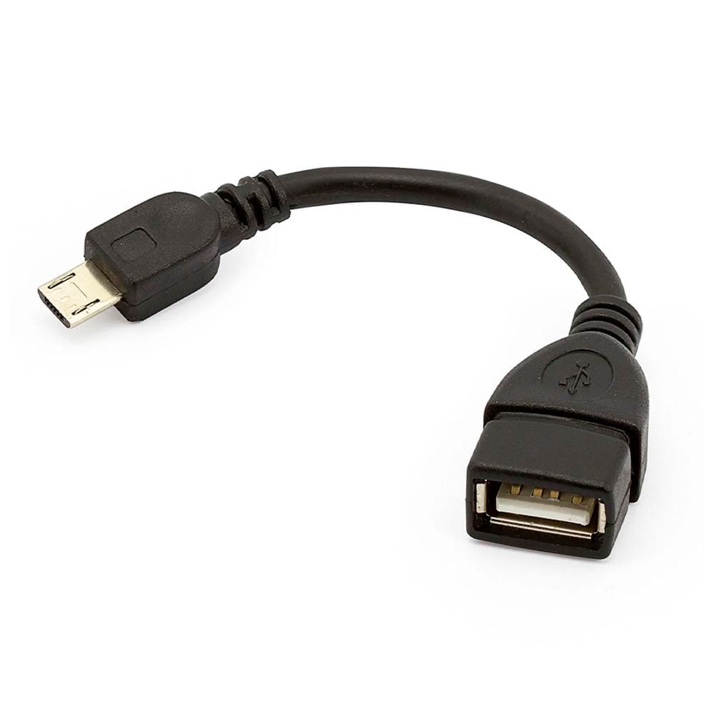 Cabo Adaptador OTG Usb Femea Para Micro Usb Macho Universal (MP)