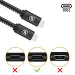 cabo de dados usb tipo c gshield raptor gs-9020 1m preto (mp)