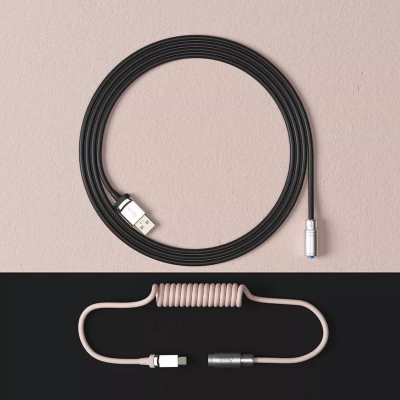 cabo aviator para teclado akko v2 usb-a x usb-c (mp)