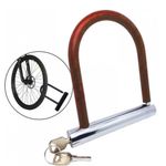 arco de fechadura para bicicleta luatek lk-bl12 com chave (mp)