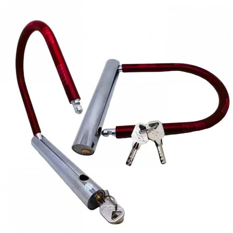 arco de fechadura para bicicleta luatek lk-bl12 com chave (mp)